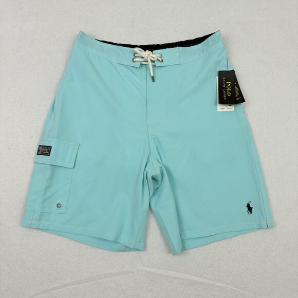 Polo Ralph Lauren Men’s Core Replen Swim Trunks Blue Size S NWT $85 - Picture 3 of 13